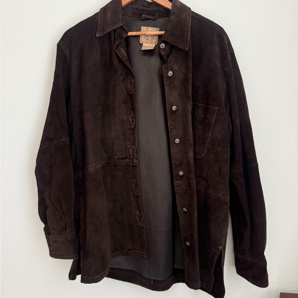 Ami Vintage Brown Suede Jacket